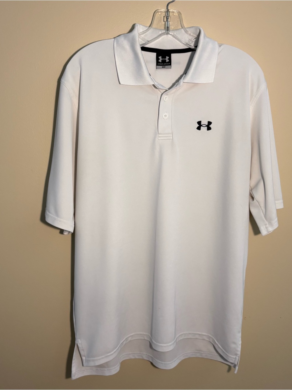 Under Armour Men’s Tech Performance Polo Shirt White Size Medium